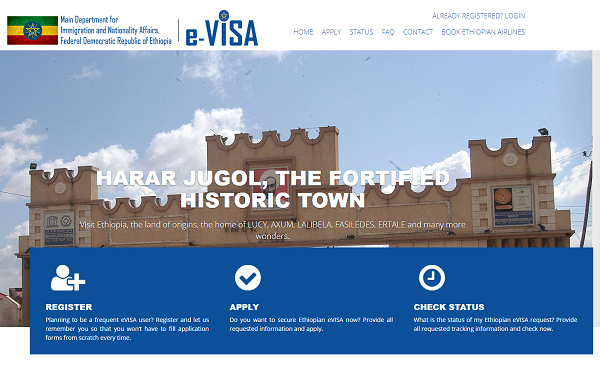 Le site de délivrance de visas électronique - DR