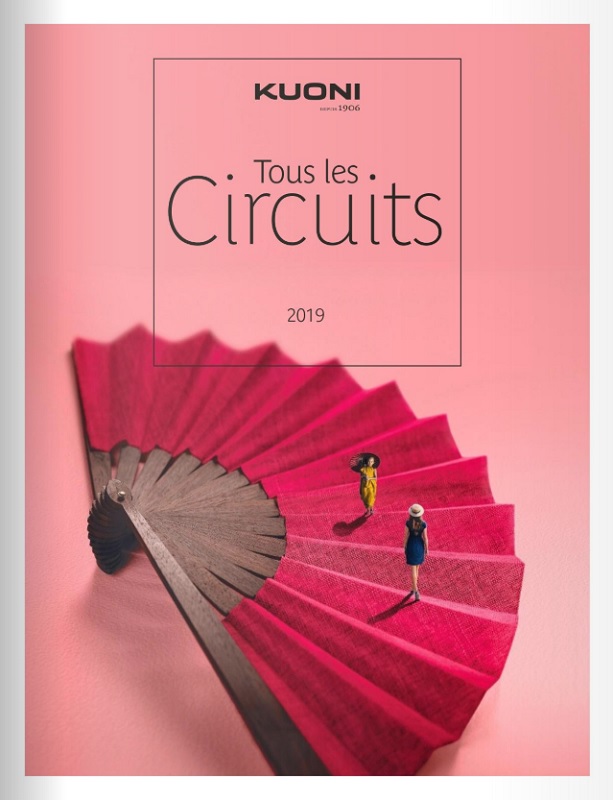 La nouvelle brochure « Tous les Circuits »se divise en quatre gammes : K, Mythique, Best et Expériences - DR : Kuoni
