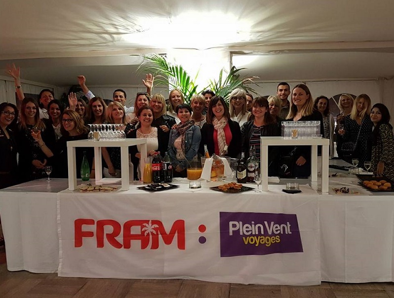 Dès la rentrée 2018, les commerciaux FRAM et Plein Vent partiront à la rencontre des agents de voyages de 65 villes de France - DR : FRAM