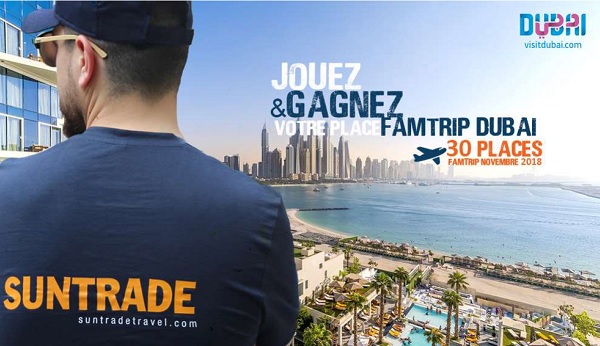 Suntrade fait gagner 30 voyages à Dubaï - Crédit photo : Suntrade Suntrade fait gagner 30 voyages à Dubaï - Crédit photo : Suntrade