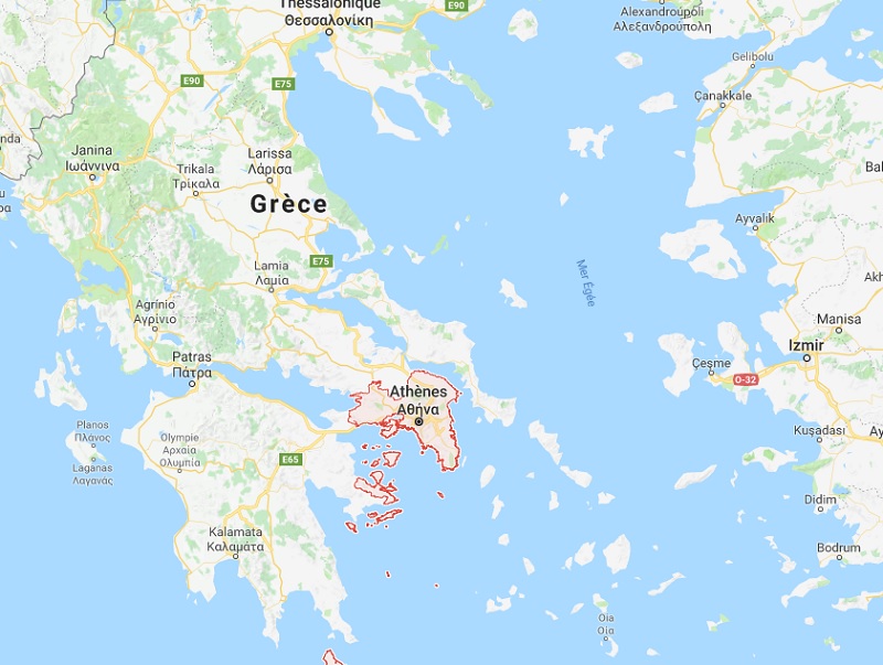 Plusieurs foyers d’incendies ont été localisés dans la région de l’Attique en Grèce - DR
