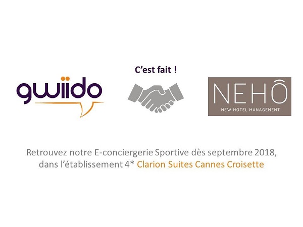 Gwiido signe avec le Nehô Group - Crédit photo : compte Facebook de Gwiido