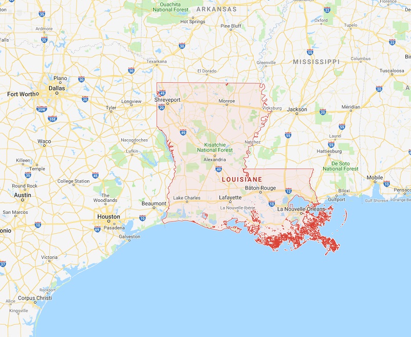 Le Quai d'Orsay informe que la tempête Gordon devrait se déplacer à l’ouest de la Floride et de la Géorgie et toucher la Louisiane dans la soirée du mardi 4 septembre - DR