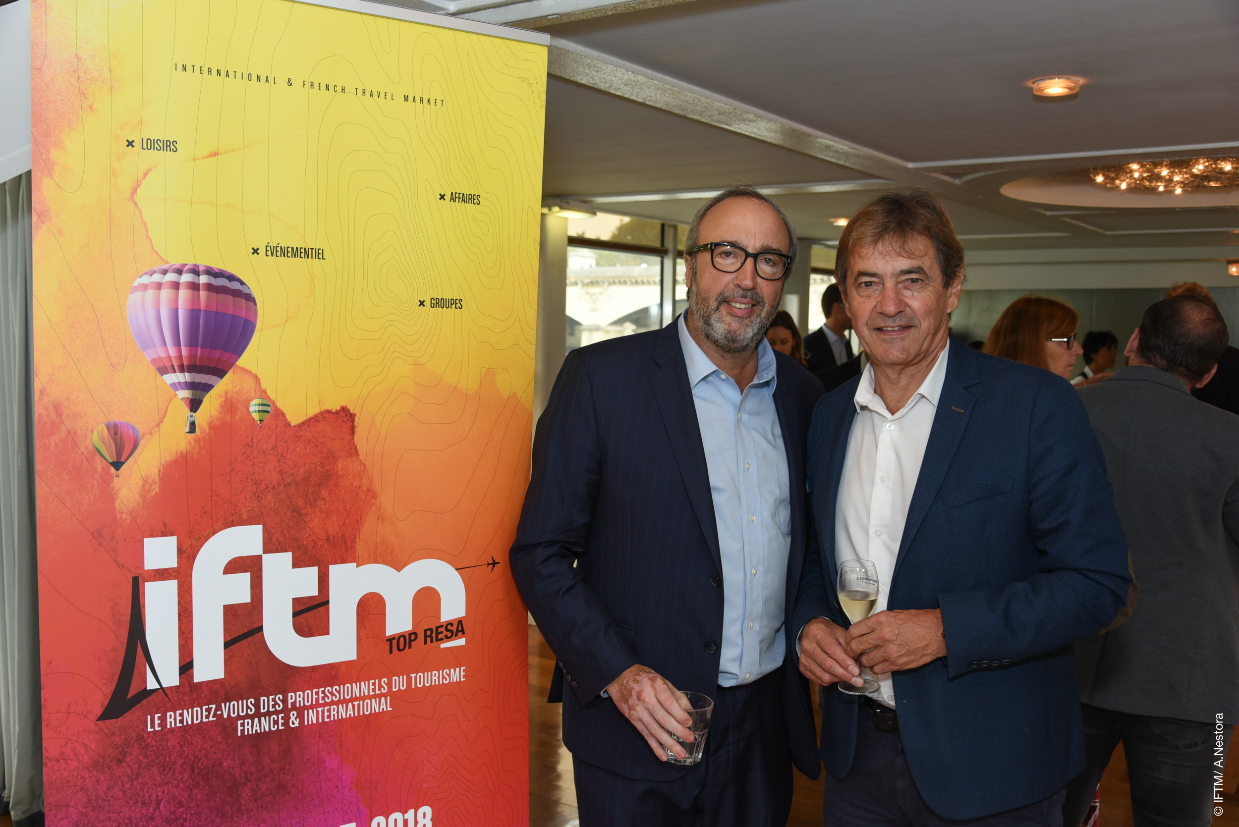 Frédéric Lorin, directeur du salon et Michel Dielman, président de l’AFTM - DR : A. Nestora