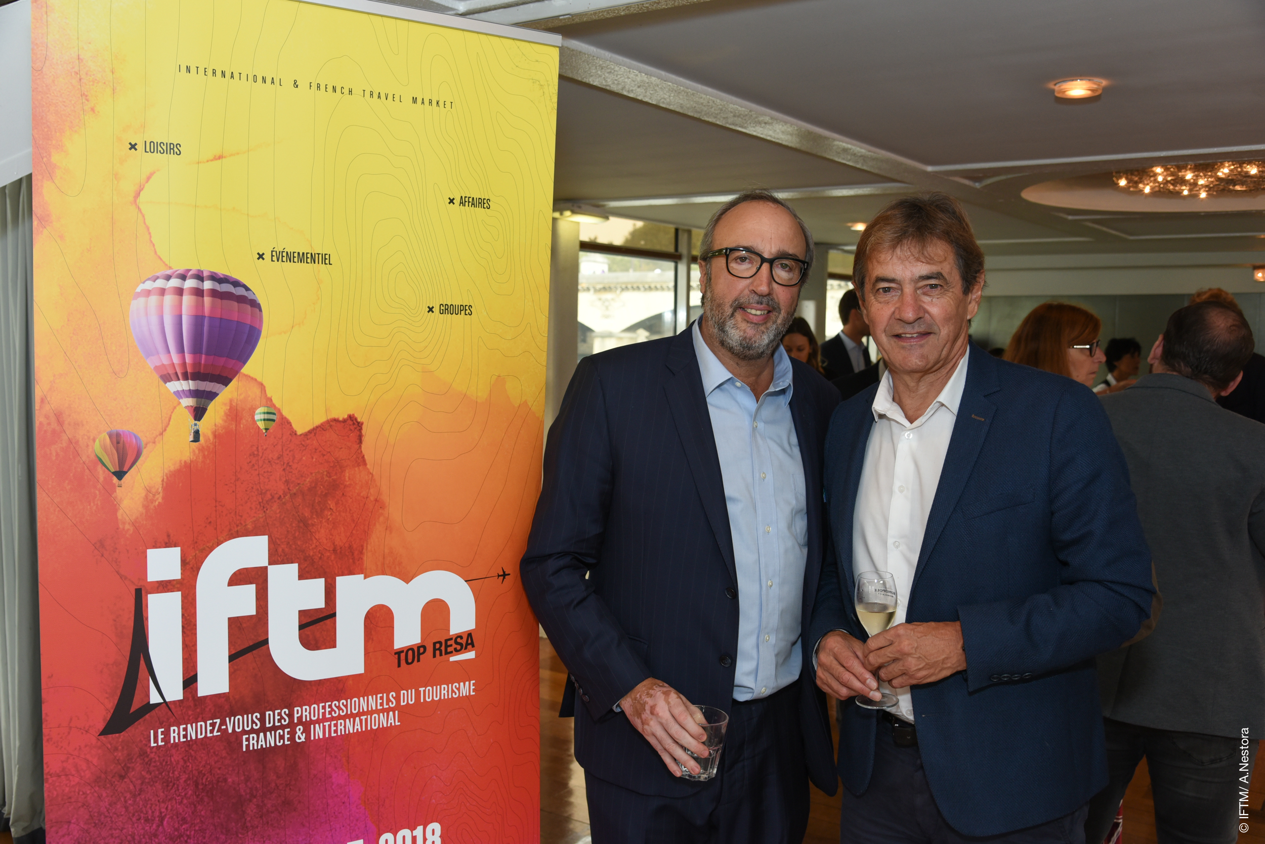 Frédéric Lorin, directeur du salon et Michel Dielman, président de l’AFTM - DR : A. Nestora Frédéric Lorin, directeur du salon et Michel Dielman, président de l’AFTM - DR : A. Nestora