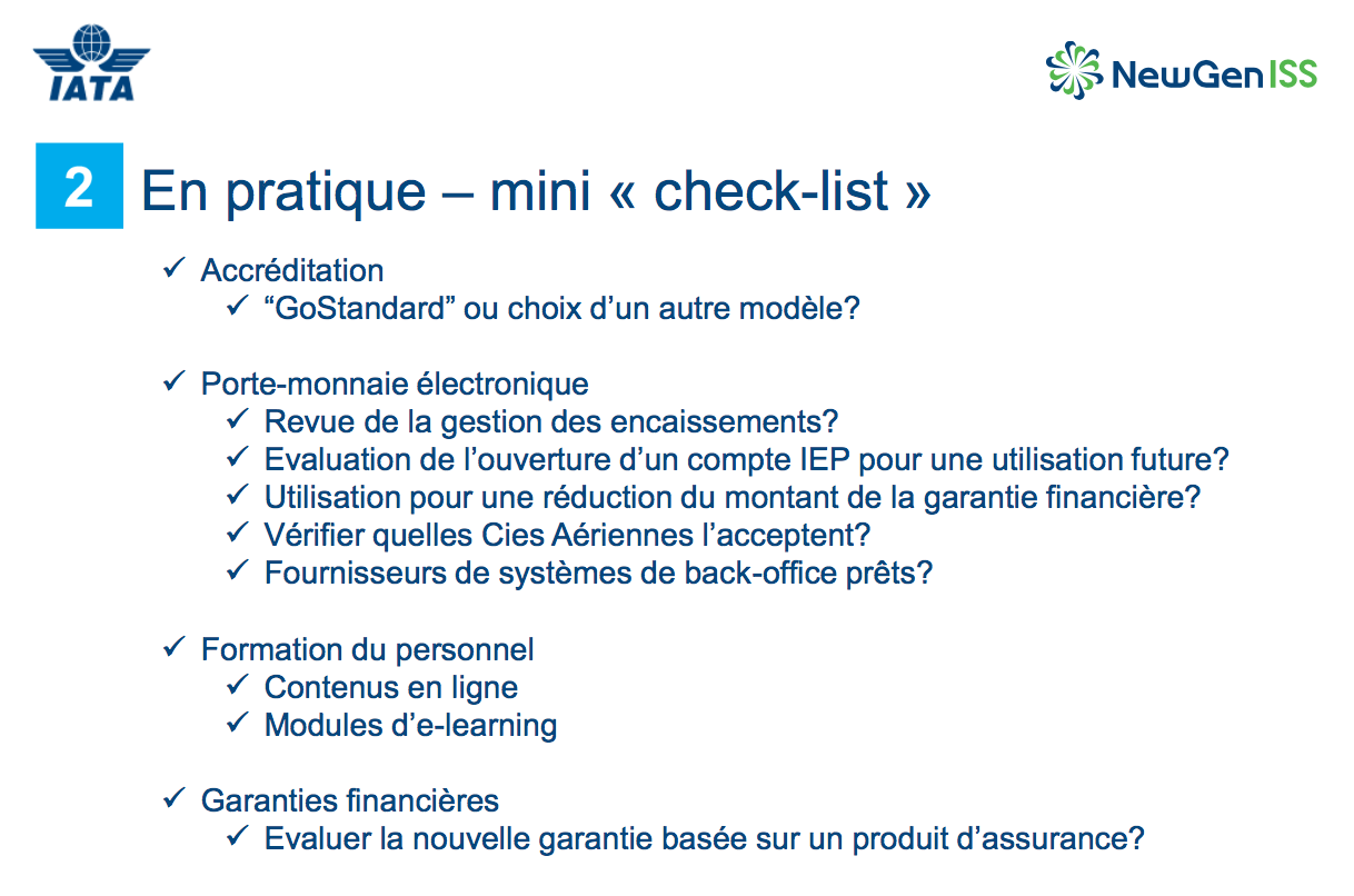 Réforme BSP Iata : une « check-list » pour les agents de voyages