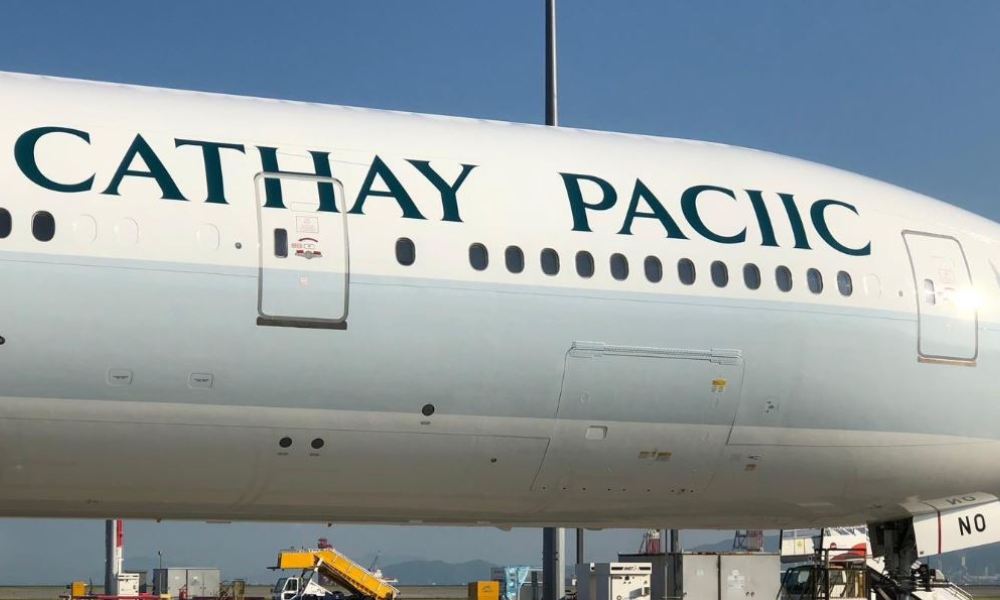 Quand Cathay Pacific s'emmêle les pinceaux © CP Facebook