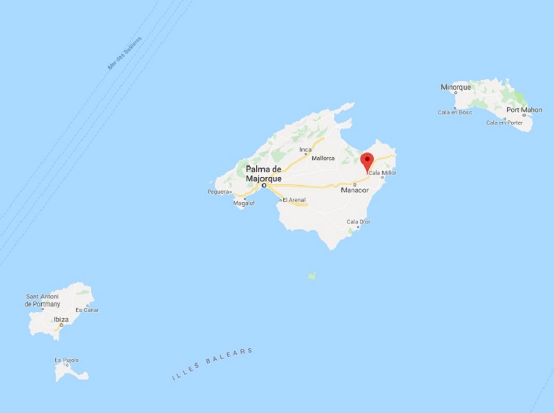 A majorque, Sant Llorenç a été touchée par d'importantes innondations - google maps A majorque, Sant Llorenç a été touchée par d'importantes innondations - google maps