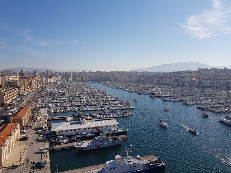 Le Vieux Port à Marseille vue du fort Saint-Jean - DR TourMaG CE