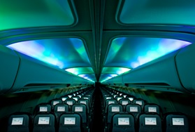 L'appareil "Hekla Aurora" est totalement consacré au phénomène - Crédit photo : Icelandair