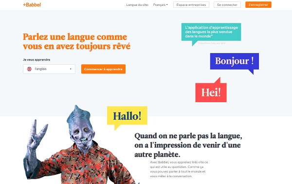 Babbel : l'application d'apprentissage se met à la vente des séjours linguistiques