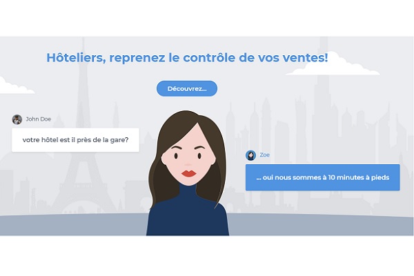 Anti-Bookin, le chatbot Zoé veut se déployer dans le monde en 2019 - Crédit photo : The Colossal Factory