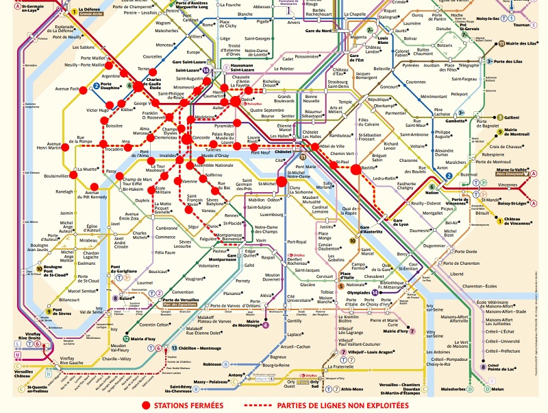 Gilets Jaunes : Champs Elysées, fermeture des musées, métro...le point sur la situation de l'acte V