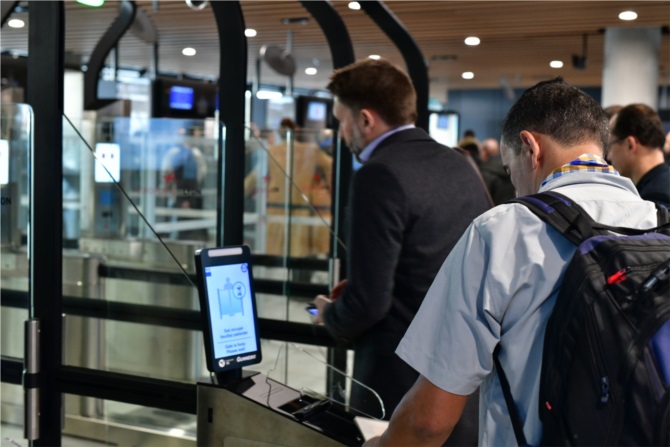 Le déploiement de 10 sas complémentaires est programmé au premier trimestre 2019 - DR Aeroports de Lyon