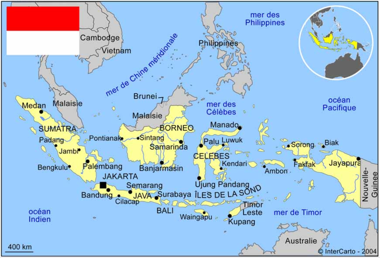 К какой стране относится индонезия