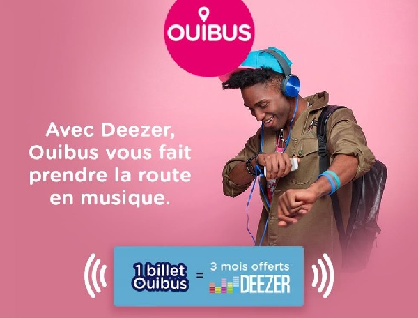 Ouibus signe un partenariat "longue durée" avec Deezer