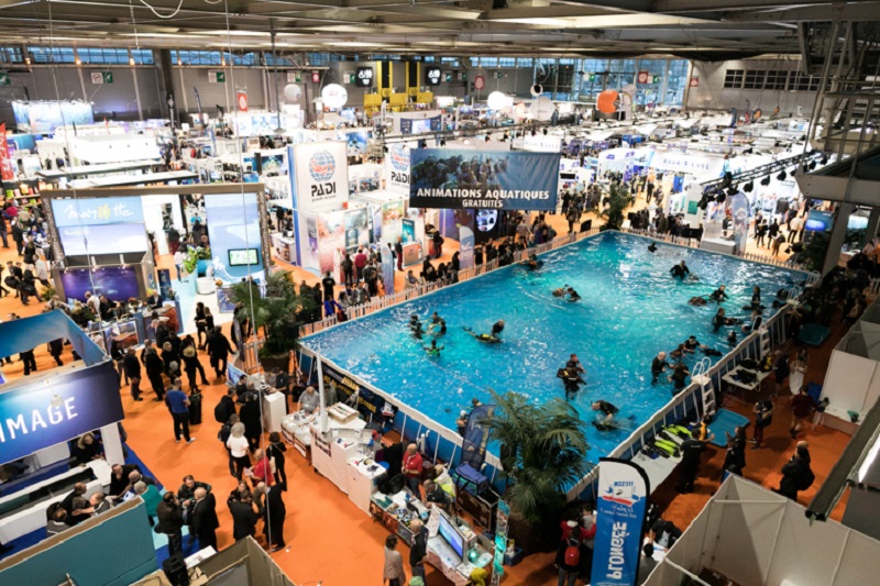 Le Salon de la plongée fermera ses portes, ce lundi 14 janvier 2019. Rendez-vous annuel des passionnés de la plongée sous-marine, il a attiré 60 000 visiteurs en 2018. – DR Salon de la plongée