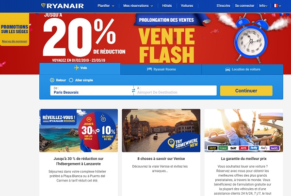 Ryanair met en vente des millions de sièges soldés - Crédit photo : Ryanair