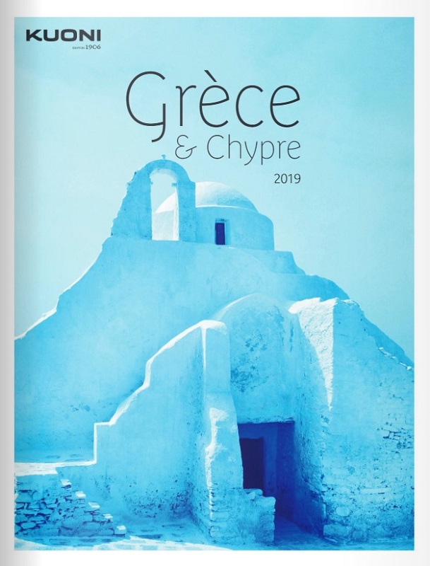 Été 2019 : Kuoni sort sa brochure "Grèce et Chypre"