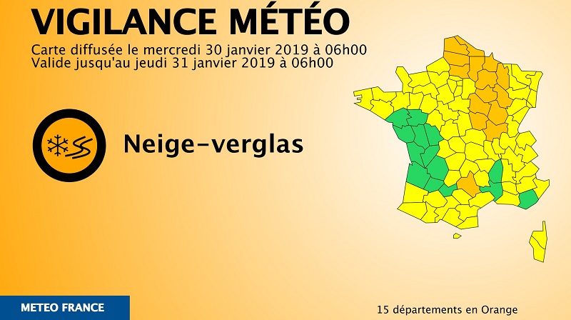 Tempête Gabriel : 15 départements en vigilance orange Tempête Gabriel : 15 départements en vigilance orange