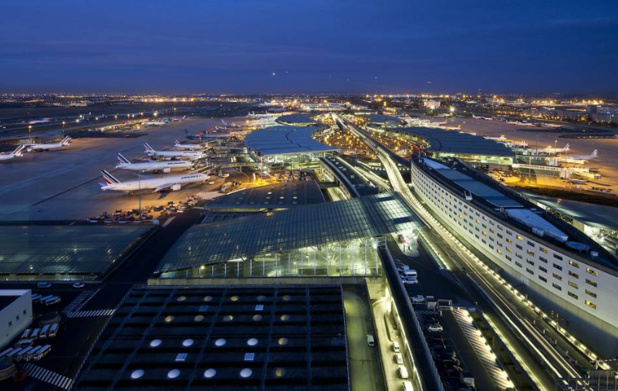 Vue sur le terminal 2 de Roissy-Charles de Gaulle © Emile Luider / La Company pour Aéroports de Paris SA