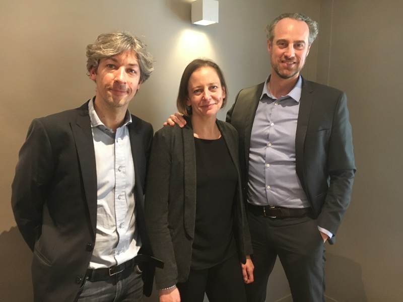 Yannick Barde, Florence Ichkhan, chef de marché et Guillaume Linton, directeur général d’Asia. - CL