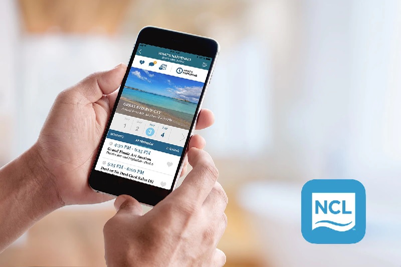 « Cruise Norwegian » permet d'effectuer des réservations de dernière minute, de consulter les activités proposées à bord, d'envoyer des messages - DR : NCL