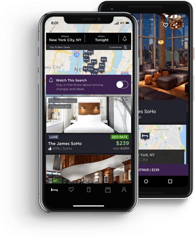 L'application HotelTonight - DR
