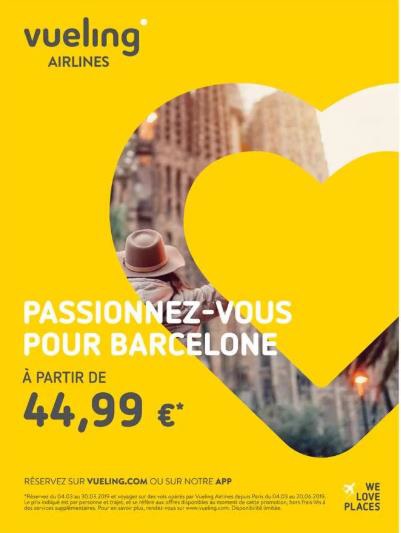 Vueling s'affiche en région parisienne 