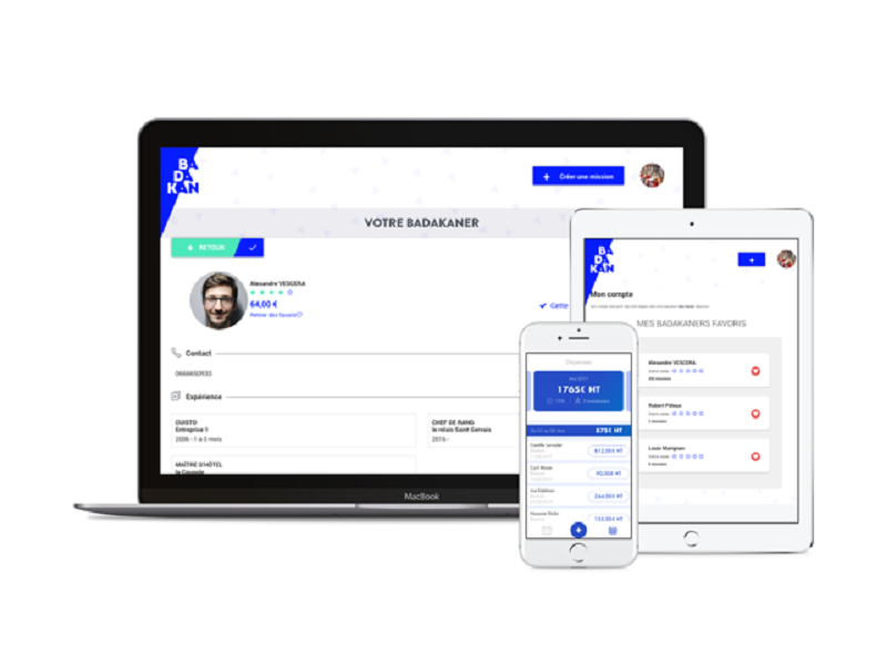 Badakan est une solution RH de mise en relation rapide entre  restaurants, hôtels, bars et professionnels compétents - DR : Badakan