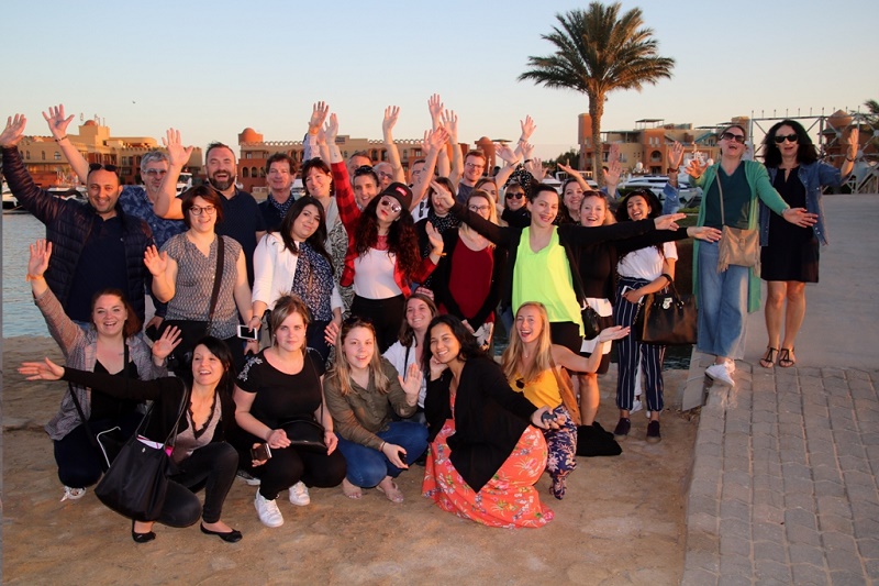 Lors de l’éductour inaugural du Mondi Club Coral Beach Hurghada**** (18 au 22 février 2019), plusieurs agences groupistes étaient présentes, en plus des agences traditionnelles - DR : Mondial Tourisme