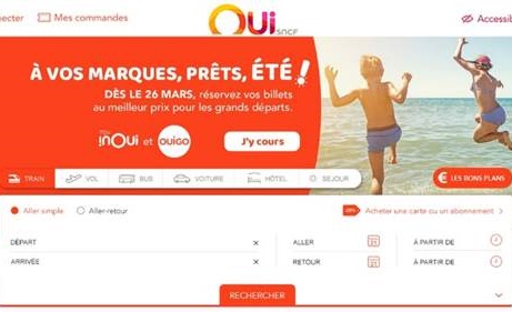 TGV INOUI, OUIGO et Intercités : les ventes pour l'été 2019 démarrent ce 26 mars