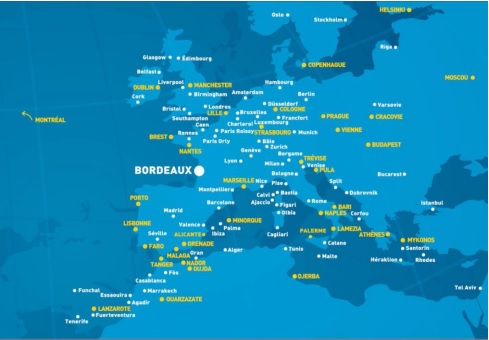 Eté 2019 : quelles sont les nouvelles lignes et destinations de l'aéroport de Bordeaux ?