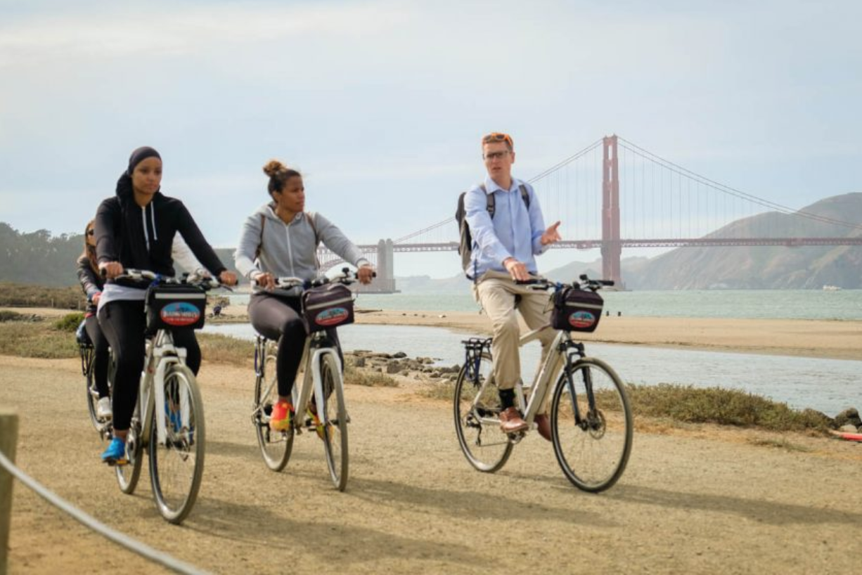 Visite guidée à vélo © Voyage en Français