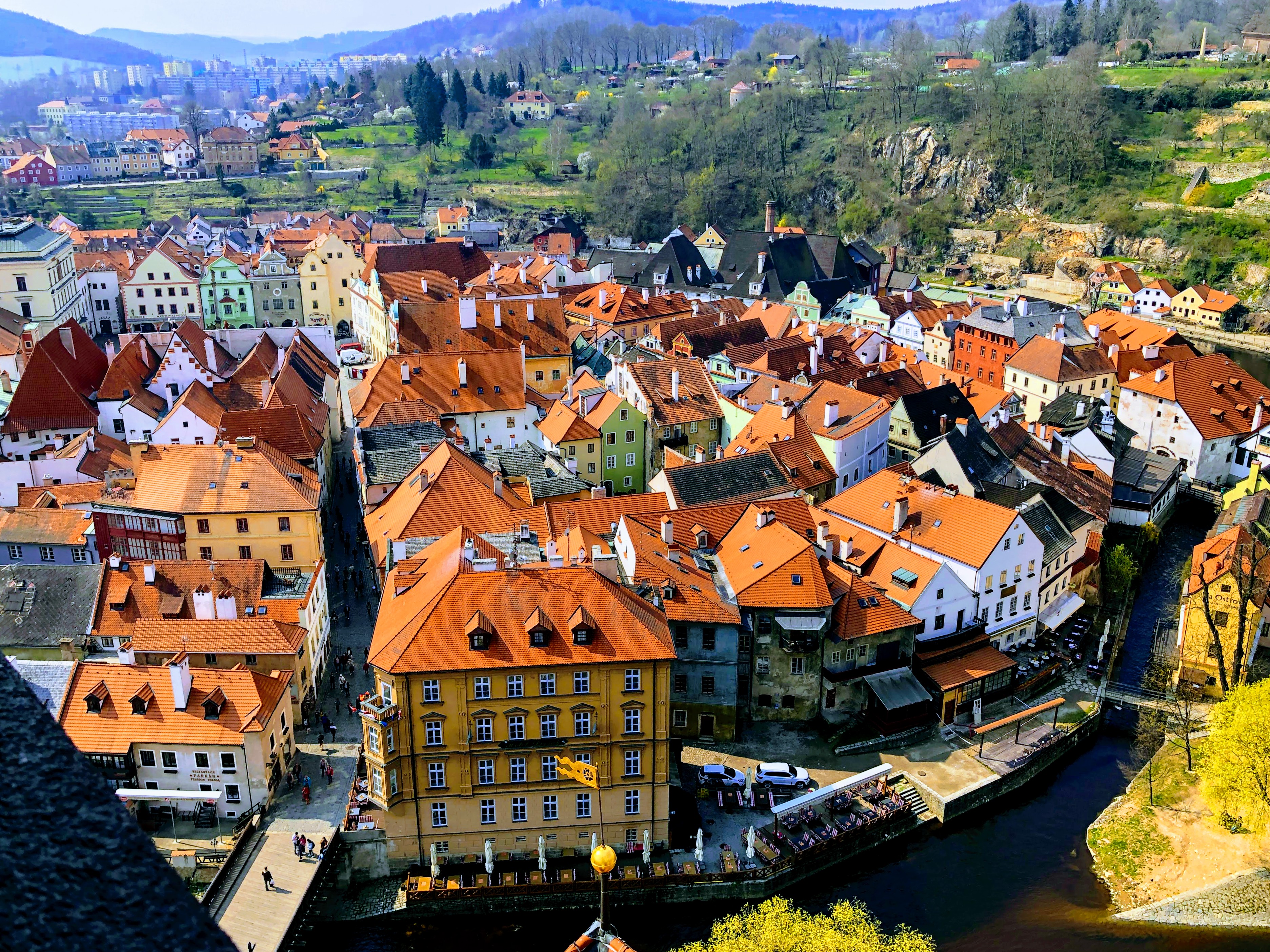 Český Krumlov, merveille de petite ville médiévale, classée à l'Unesco /crédit photo JDL