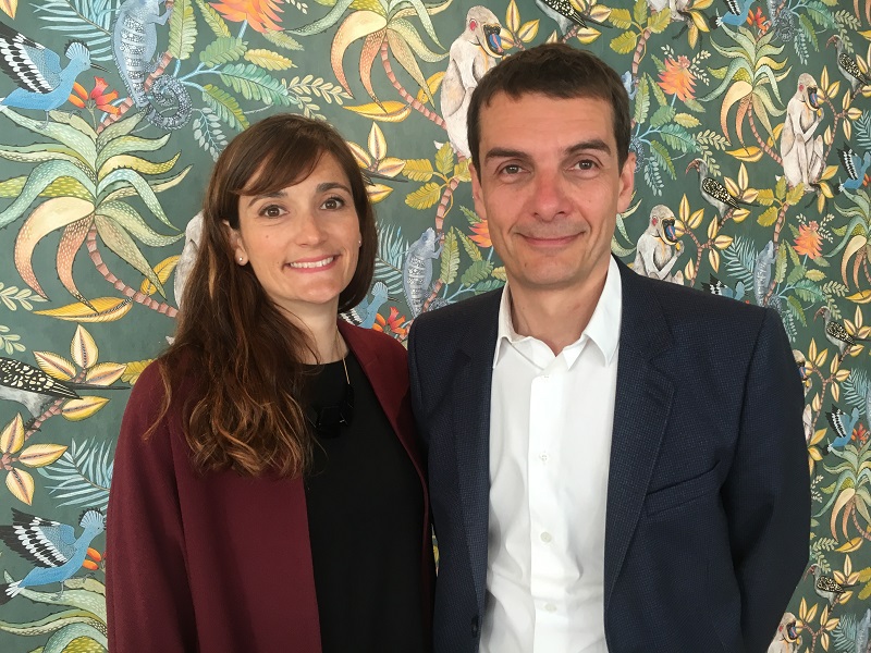 Aline Ducret, directrice marketing et Sylvain Rabuel, directeur général des marchés France, Europe, Afrique. - CL