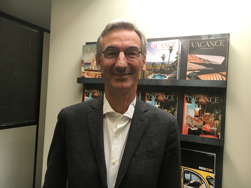 Lionel Habasque, directeur général délégué de Voyageurs du Monde a présenté les résultats financiers du groupe à la presse ce jeudi 18 avril 2019. - CL Lionel Habasque, directeur général délégué de Voyageurs du Monde a présenté les résultats financiers du groupe à la presse ce jeudi 18 avril 2019. - CL