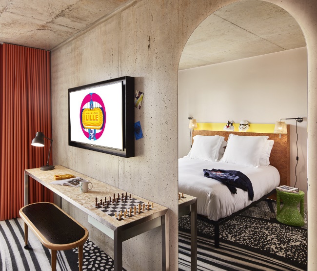Le Mama Lille ouvrira le 12 août 2019, à proximité des deux gares ferroviaires principales et du quartier d’affaires Euralille - DR : Mama Shelter Le Mama Lille ouvrira le 12 août 2019, à proximité des deux gares ferroviaires principales et du quartier d’affaires Euralille - DR : Mama Shelter