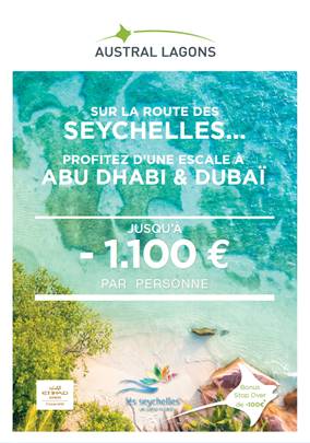 Austral Lagons : une nouvelle brochure combinant les Seychelles et les Emirats
