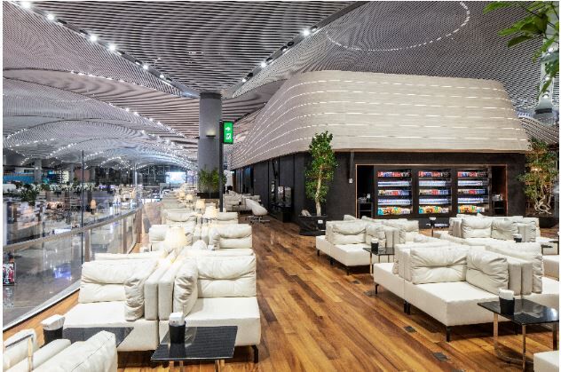 Des espaces de repos et de détente sont prévus dans les nouveaux salons de Turkish Airlines à l'aéroport d'Istanbul - DR