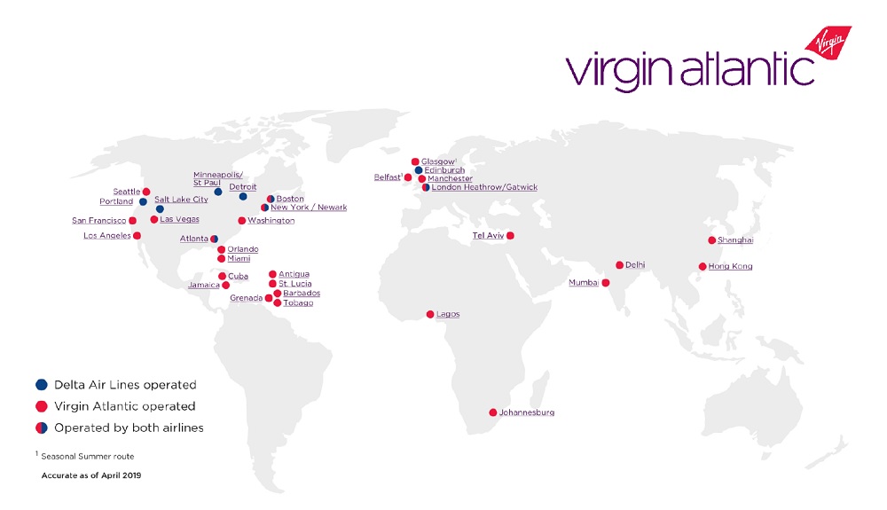 Virgin Atlantic ouvre une ligne entre Londres et Bombay pour octobre 2019 - Crédit photo : Virgin Atlantic