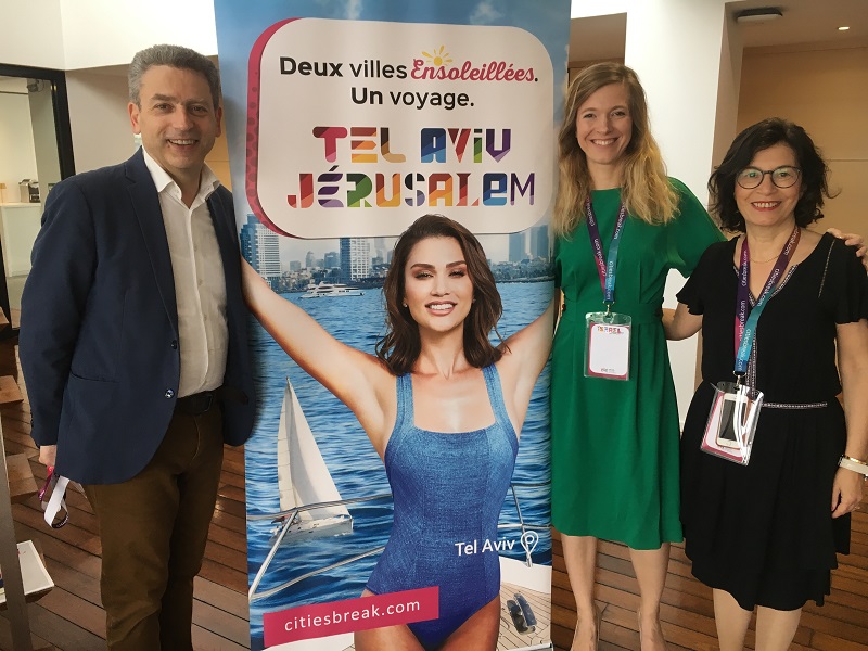 Laurent Gahnassia, Laureline Morel et Maguy Sitbon forment l’équipe du bureau français de l’Office de tourisme d’Israël -  CL