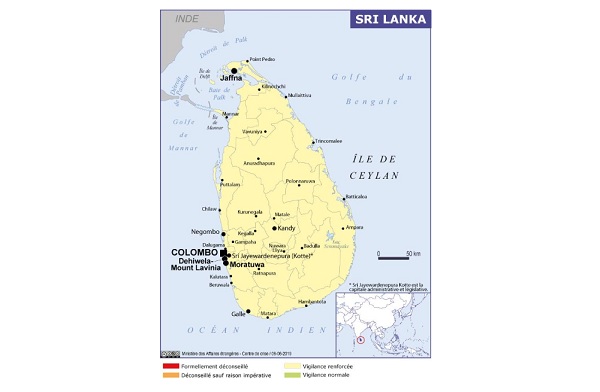 Sri Lanka : "les départs des voyages à forfait sont à nouveau assurés" selon le SETO - Crédit photo : France Diplomatie