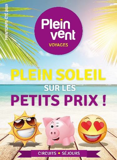 Plein Vent : Tunisie, Andalousie et Minorque en best sellers de l'été 2019 Plein Vent : Tunisie, Andalousie et Minorque en best sellers de l'été 2019