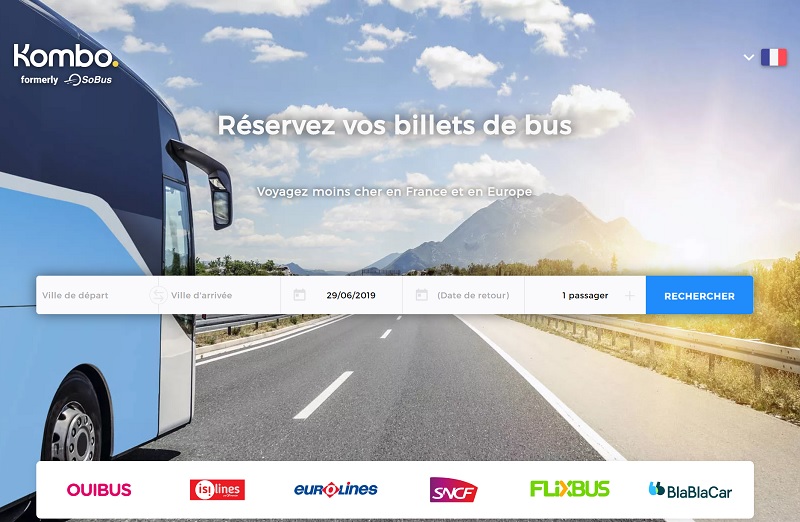 Le site intègre désormais une offre train, pour fournir une solution de transport à travers l’Europe - DR : Kombo