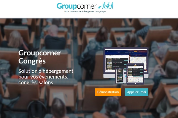 Groupecorner lance "Congrès" un widget pour les réservations des hébergements lors des salons - Crédit photo : Groupcorner