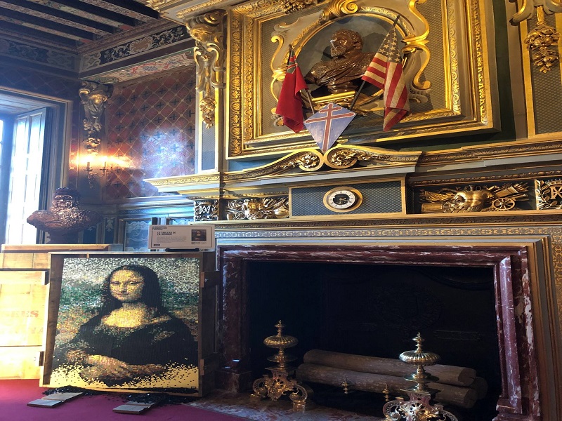 Un tableau de La Joconde, à faire pâlir de jalousie Léonard de Vinci… - DR