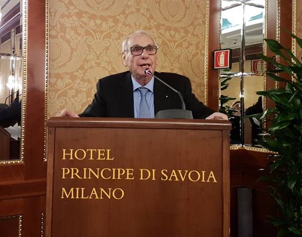 Jean Korcia, président de Manor lors des Journées des dirigeants il y a deux ans à Milan - DR