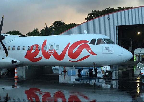 Sur les 12 derniers mois, Ewa Air aura transporté plus de 60 000 passagers, affichant ainsi une progression de son trafic passagers. - DR