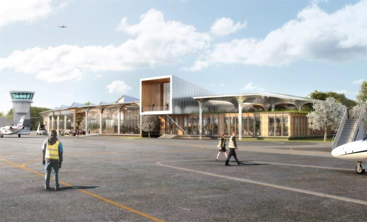 Une nouvelle aérogare mise en service début 2022 - DR